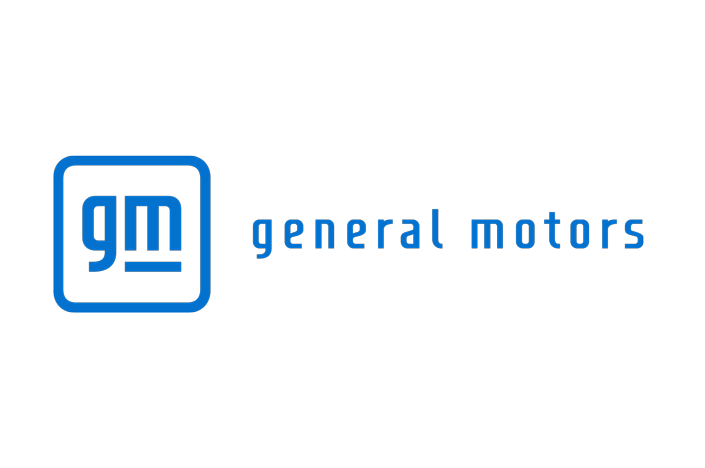 Logo of GM General Motors.