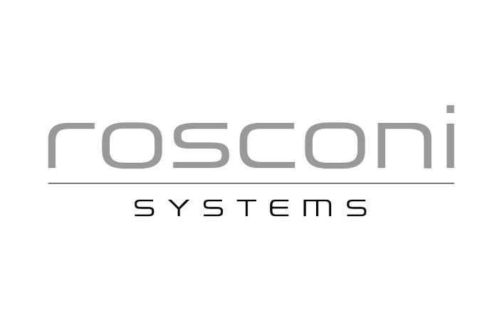 Rosconi-Systems-Logo auf weißem Hintergrund.